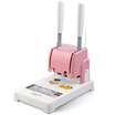 Comix ES3000 Financial Document Binding Machine Accounting Dedicated Manual Punching Machine Hot Melt Rivet Binding Machine Double Handle Compact Type Binding 30MM Rose Powder