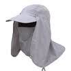 IKEWA ZYM0040qianhui 360 degree shade hat men&women outdoor sunscreen speed dry hat devil cap light gray