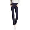 Antarctic Nanjiren casual simple pants legs Slim fashion leggings wild elastic pencil pants pants autumn puzzle blue M 16068