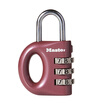 Master MasterLock password padlock adjustable password luggage cabinet door padlock 633MCND red