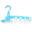 BANKYY folding hanger travel outdoor multi-purpose travel hangers wall wall can be folded 5 holes drying racks drying racks blue