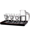 LONA RONA lead-free crystal liquor wine with Maotai liquor wine glasses set 7 sets 15ml white wine glass 6 150ml domestic wine collector 1
