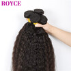 3Pcs Unprocessed Virgin Indian Kinky Straght Hair Weave Bundles Beat Quality Coarse Yaki Human Hair Extensions
