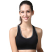 Jingdong supermarket Antarctic human brains no trace to gather the word back sports bra blue S recommended 70A-75D