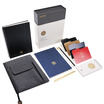 M & G HAPY0149 set of business notebook notebook fashion diary traveler booklet stationery suit 8 sets of simple gray