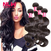 NLW 10A Brazilian virgin human hair 4 bundles Body wave hair extensions