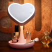 One box surprise early desktop makeup mirror QHZLP-001 rechargeable makeup mirror touch switch can be stored Valentine&39s Day send your girlfriend to send his wife birthday gift cherry blossom