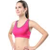 Antarctic human brains indiscriminately gathered word back sports bra rose red M recommended 75A-80D