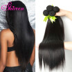 Cheap 7A Unprocessed Virgin Malaysian Straight Hair 3 Bundles Soft 100 Malaysian Virgin Hair Straight Human Hair Weave Bundles