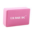 Deweyer Yoga Bricks High Density EVA Purple Green Yoga Auxiliary Bubble Brick Dance Aids Pink