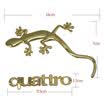 Jingdong Supermarket Xuan Sheng special thick solid solid metal gecko car paste gold gecko king size 16cm 7cm letter size 95cm 15cm