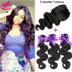 8A Grade Best Human Hair Products Peruvian Virgin Human Hair With Closure Body Wave Hair Bundles With Top Lace Closure Bundles