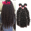NLW 10A Brazilian virgin human hair 3 bundles Curly hair extensions