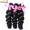 Nicelight Hair 7A Virgin Unprocessed Peruvian Loose Wave Virgin Hair 3 Bundles Loose Curly Peruvian Virgin Hair Loose Wave