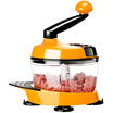 The United States of the buckle kitchen pickling machine multi-function stir garlic mixing manual chopper household twist meat grinder 15L yellow send cyclone meat cutter for 1 to 3 people