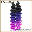 New Premium Deep Wave Synthetic Hair Extension Curly Synthetic Weave Jerry Curl Crochet Braid Freetress Deep Twist