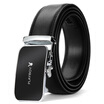 Playboy men&39s automatic buckle belt men&39s business leather belt tide men&39s belt PDF3632-7B black