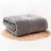 Jingdong Supermarket Vosges Jieyu pure cotton bath towel water thickening thickened long-staple cotton couple bath towel 75 150cm gray