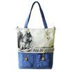Flower princess I am in here trendy original canvas bag shoulder Messenger bag 1408DX001 blue