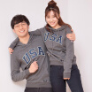 intercrew South Korea 2017 spring couple Korean version of the hooded sweater female loose type hedging baseball clothing ITR1TH31G dark gray 100