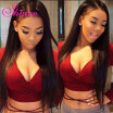 Brazilian Virgin Hair Straight 4 Bundles With Frontal 8A Straight Hair Lace Frontal Closure With Bundles Hair Extension Free Part