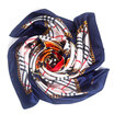 Antarctic Nanjiren scarf female large imitation silk big square scarf scarf spring&autumn shawl dual-use chain blue edge