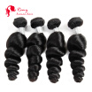 CZ Hair Mongolian Loose Wave 4 Bundles 7A Unprocessed Virgin Mongolain Hair Loose Curly Weave Human Hair Mongolian Virgin Hair Loo