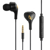 Yan Yan Li Shi Infinity R100 stereo ear headphones mobile phone headset game headset three key line with wheat black