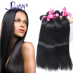 DHL Free Shipping Brazilian Virgin Hair Straight 4 Bundles Human Hair Unprocessed 8A Brazilian Straight Hair 100gpcs