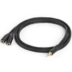 Aurora CHOSEAL 35mm one two audio line couple earphone cable AUX stereo splitter phone audio transfer cable 1 meter QS3014T1