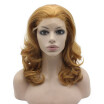 Iwona Synthetic Hair Lace Front Shoulder Wavy Blonde Natural Wig