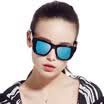 Jingdong Supermarket TANS San Shi box sunglasses men&women retro polarized sunglasses driving mirror 1030TR black box silver
