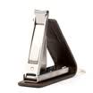 Kobo KOBOS KB-6213 flat nail clippers ultra-thin folding nails cut nail clippers with leather brown