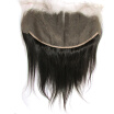 QDKZJ 13X6 Unprocessed Virgin Human Brazilian Lace Frontal Closure Ear To EarLace Frontal Straight with Baby Hair Fre