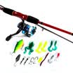 Tai Yu MH370 fishing gear 18 meters Luya fishing rod spinning wheel set sea rod straight handle fishing supplies in the middle of the beautiful appearance of the blue TY8012-T
