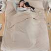 Zero degree exploration LIVTOR travel sleeping bag liner cotton ultra-light portable indoor hotel hotel cotton anti-dirty health beige double widening 180 215cm