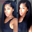 Clymene Hair 360 Full Lace Silk Top Human Hair Wigs Pre Plucked Italian Yaki Virgin Peruvian Full Lace Wigs for Black Women