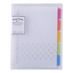 Kokuyo Campus WSG-RUCP12B Blue Cover Loose-leaf Notebook with 40 A5 Pages&Separator Pages in 5 Colors