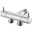 Enzorodi ERD517CP 1 in 2 out of the three-way all-copper angle valve triangular valve