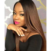 Grade 8A Ombre Human Hair Wigs Silky Straight 1b30 Ombre Lace Front Wig Virgin Brazilian Full Lace Human Hair Wigs 150 Density