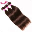 Cheap Bettehair 100 unprocessed Brazilian Virgin 3bundles STRAIGHT Human Hair 2 Dark Brown Color