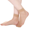 Langsha stockings 2 Pairs Women Summer Socks Crystal Transparent Thin Silk Socks Short Stockings