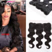 8A Cheap Peruvian Lace Frontal Closure 100 Unprocessed Human Hair 13X4 Bleached Knots Virgin Frontal Body Wave Full Lace Frontal