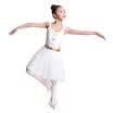 Yi Xilin YIXLW children ballet dress princess skirt ballet practice uniforms dance clothing 140cm white great Fei Lixi series