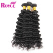 Brazilian Virgin Hair Deep Wave 3 Bundles Human Hair Weave Brazilian Virgin Hair Wet And Wavy Virgin Brazilian Beach Wave Extensio