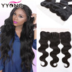Free Shipping 8A Brazilian Body Wave Ear To Ear Lace Frontal Closure With Virgin Hair Bleached Knots Human Hair 13X4 Lace Frontal