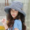 Jingdong supermarket Siggi SI89322 hat children Korean tide summer striped sun hat tide folding sun hat outdoor beach hat Na