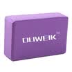 Deweyer Yoga Bricks High Density EVA Violet Green Yoga Auxiliary Bubble Brick Dance Auxiliary Supplies Purple