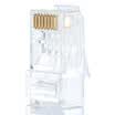 Ampang AMPCOM AMCAT630030 network crystal head gigabit pure copper engineering grade gold-plated 8P8C six cable RJ45 connector 30 bag