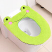 Jingdong Supermarket FOOJO wealthy cute cartoon toilet cushion toilet sets sweat sweat sitting fence frog